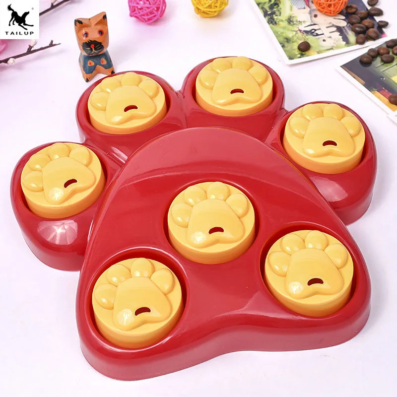 Large Pet Toys Fun Dog Food Bowl Toys Anti Sucking Toy Dog Bowl Slow