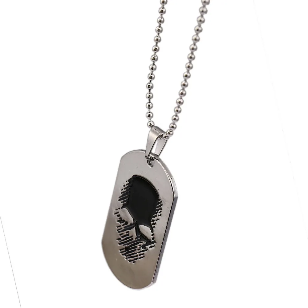 

HSIC Ghost Recon Wildlands Game Peripherals Ghost Necklaces Dog Tag Pendant Necklaces For Father's Day Gifts HC12228