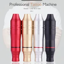 Профессиональная татуировка роторная ручка Гибридный Перманентный макияж тату машина для тела татуировка художника бровей губ Мощный Тихий мотор питания