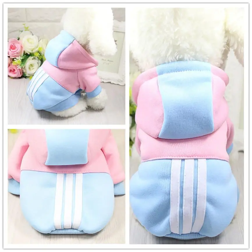 

Dog Clothes Warm Pet Coat Outfit Warm Dog Sweater for Small Dogs Pet Hoodie Chihuahua Yorkie XS-XXL