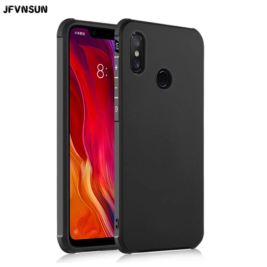 

JFVNSUN For Xiaomi Mi 8 SE Case Top Quality SLIM Rubber Armor Frosted Anti-knock Protective Case For Xiaomi Mi 8 mi8 SE Cover