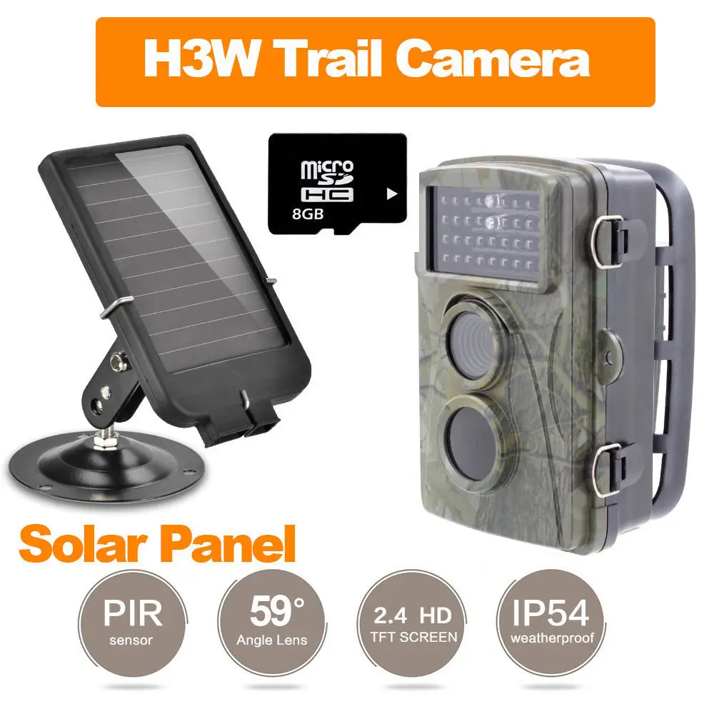 Free shipping 8GB H3W 8MP Infrared Wildlife Hunting font b Trail b font Security DVR Game
