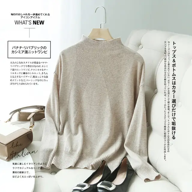 Women Sweaters 100% Pashmina Pullovers Winter New Soft and High Quality 