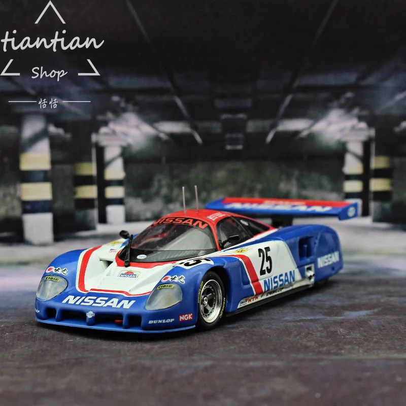 

LEO 1:43 Nissan R89C Racing Die casting car model Collection Decoration kids toys Gifts that children like