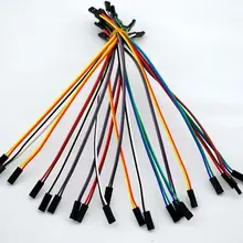 20 шт 2pin 20 см 2,54 мм Женский Перемычка провода Dupont кабель для Arduino