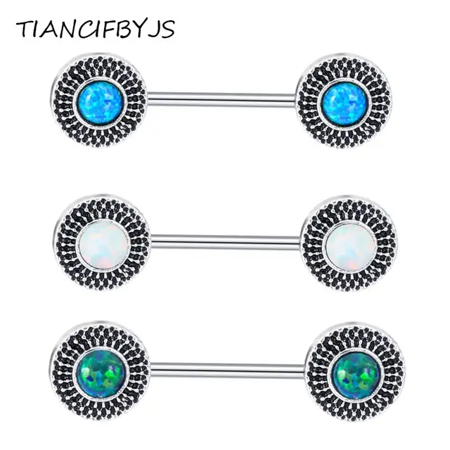 Buy TIANCIFBYJS Surgical Steel Nipple Piercing Barbell