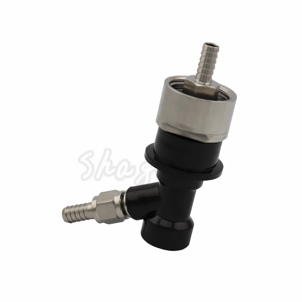 Home brewing Stainless Steel Carbonation Cap Carbonator-Liquid & Gas Ball Lock Disconnect -14Barb with Swivel Nut (1)