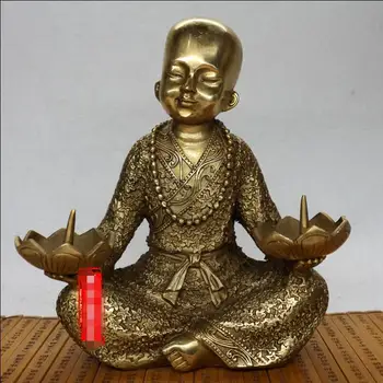 

SCY NEW +++Maitreya copper smiles Buddha feng shui ornaments