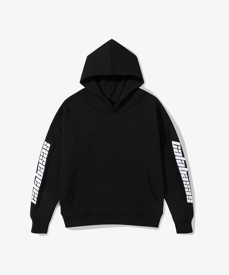 2017 New Hot Latest KANYE WEST CALABASAS letters Long sleeve JUSTIN BIEBER hiphop Fashion Casual Cotton Tee Black M-XL