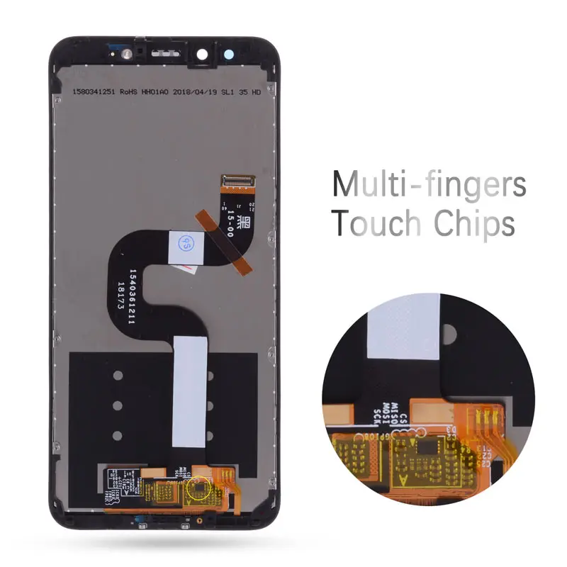 Pаспродажа Дисплей для XIAOMI Mi A2 6X LCD в сборе с тачскрином на рамке Оригинал 5.99 черный белый