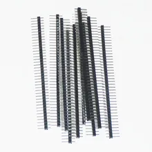 20pcs Single Male Pin Header For Arduin 1×40 Row 2.54 Breakable 40 Pins Connector Strip Board Module Electronic Part Elektronik