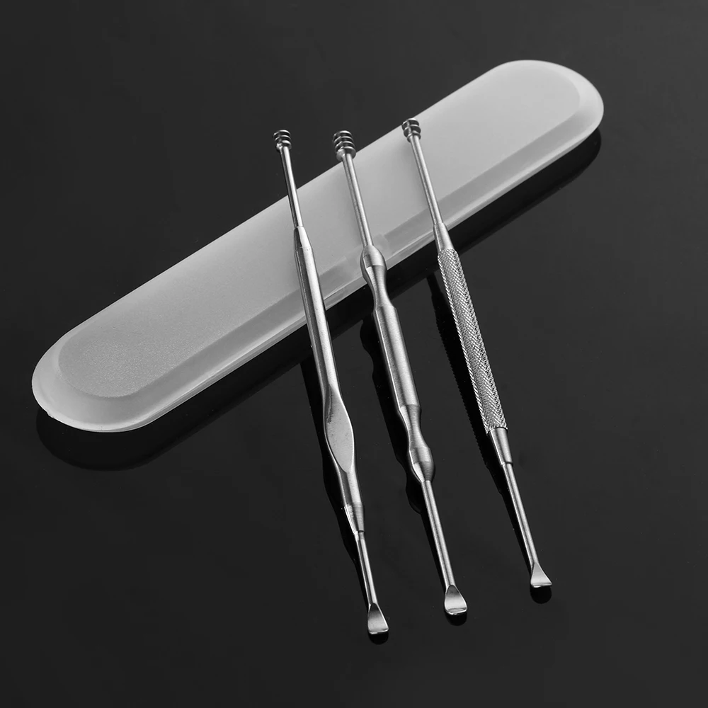 Buy 3Pc/Set Stainless Steel Ear Cleaning Health Care