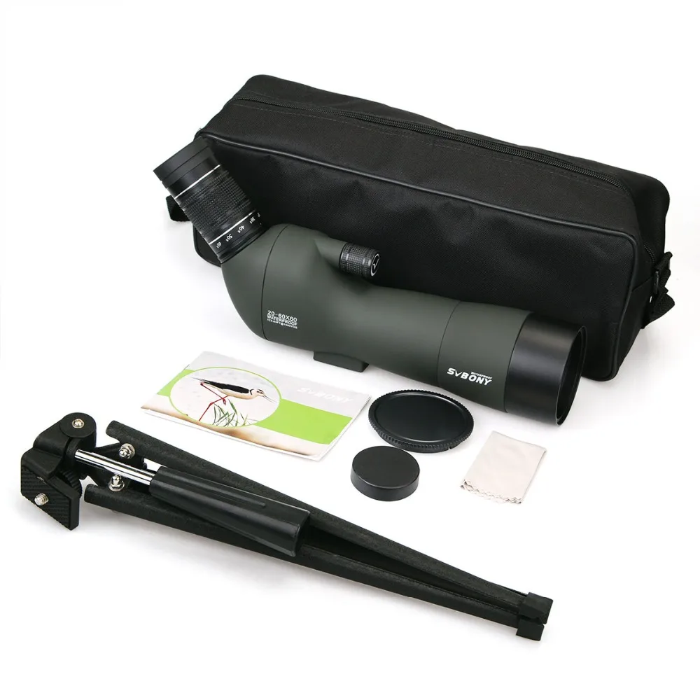 SVBONY 20 60x60 SV29 Зрительная труба 23 мм окуляр Zoom BAK4 призма FMC объектив телескоп Birdwatch