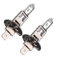 10 шт. H1 фар автомобиля 55 Вт галогенная фара автомобиля дальнего света тумана автоматического включения света лампы для автомобилей с белый DC12V