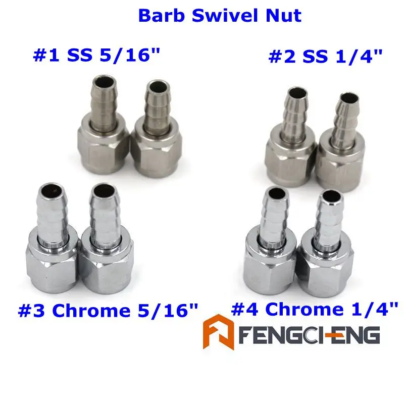 Колючая Поворотная гайка 2 шт./компл. Бесплатная доставка Kegging Fitting Brewer Hardware|barbed