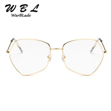 WarBLade Fashion Black Glasses Frame Men Square light Optical transparent Clear Spectacles Glasses Women