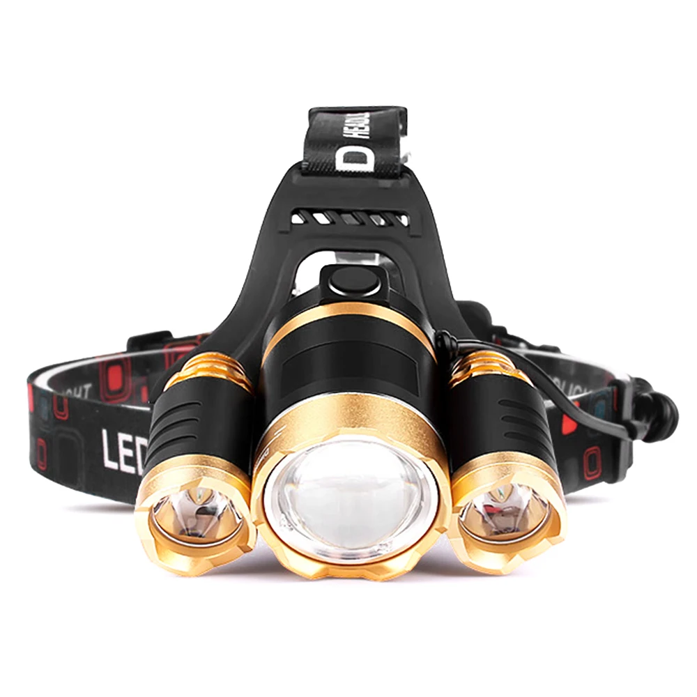2017 Hot 10000 Lumen Head Light Lamp 3XT6 LED Headlamp 4 Modes LED