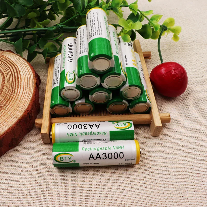 Daweikala AA battery 3000mAh Rechargeable battery NI MH 1.2V AA battery
