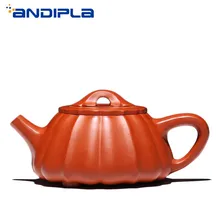 280 мл подлинный исинский чайник Китай Здоровье Фиолетовый Глина чайник мастер камень ручной обработки Совок Ши ПИАО чайник Zisha чайный набор кунг-фу
