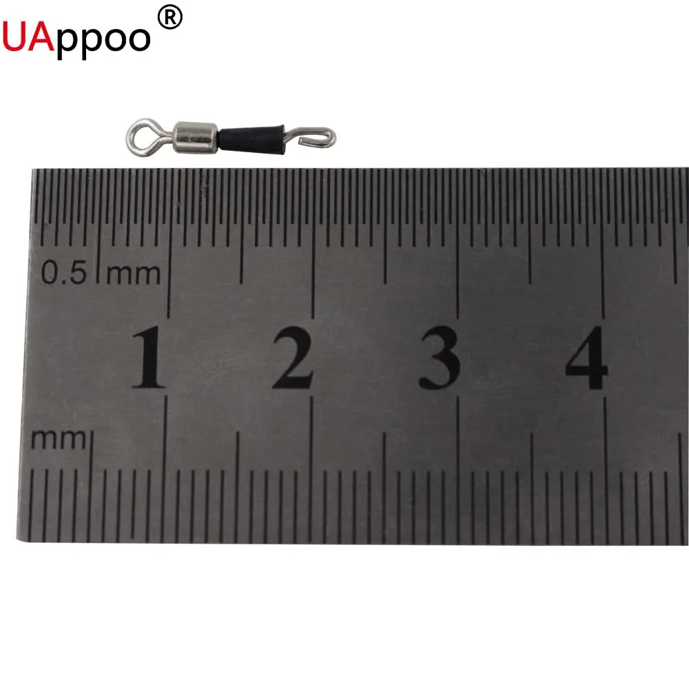 Rolling Swivels 10PcsSet Fishing Swivels Stainless Steel Fishing Hook Line Connector Fishing Rolling Swivels (2)