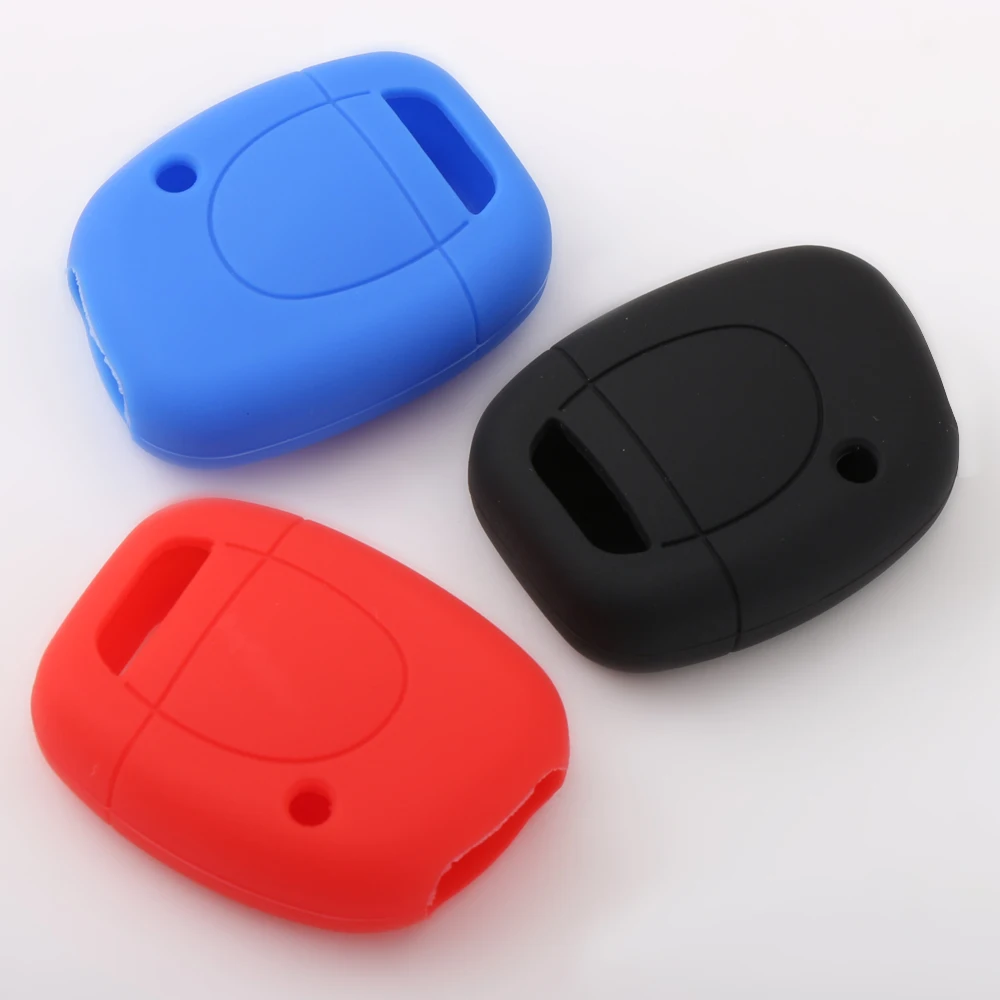 

1pcs of New Replacement Silicone car key cover case For Renault Clio Kangoo Master 1 button Smart Silicone Key shell blank