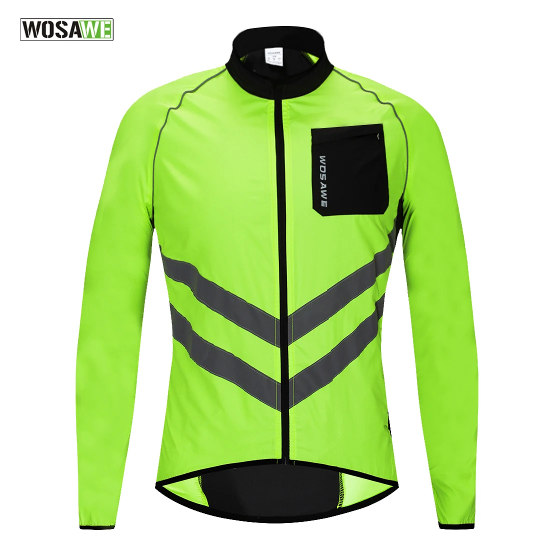 

WOSAWE Quick Dry Breathable Cycling Jersey Long Sleeve Extremely light Men's Coat Bicycle Wear Racing Tops Bike Cycling Clothing