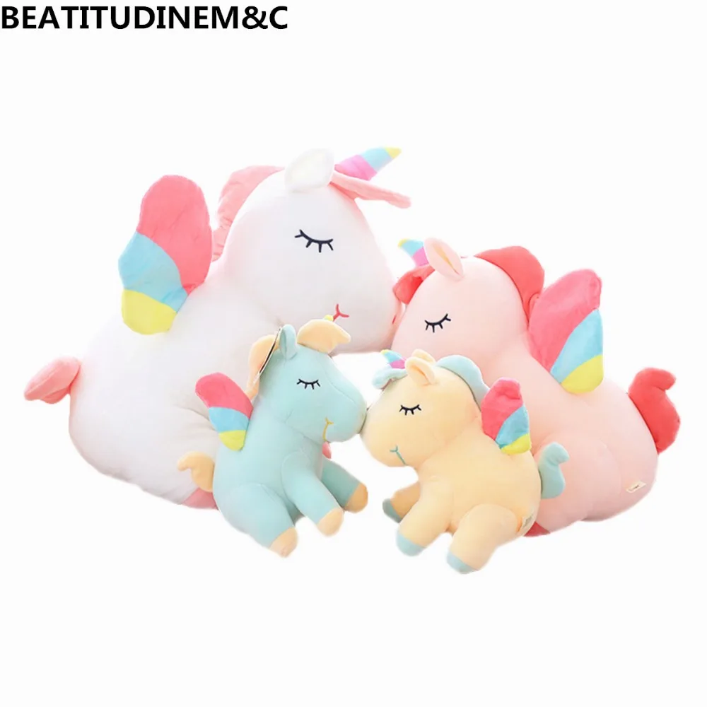 

New Soft Cute Rainbow Style Unicorn Toy Plush Toys, Children's Toys, Baby Soothe Toys, Birthday Gifts