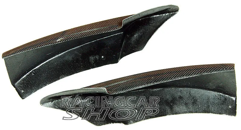 Real Carbon Fiber Front Lip Spoiler Splitters 1pair For BMW F34 GT Gran Turismo M-Sport Bumper 2014UP