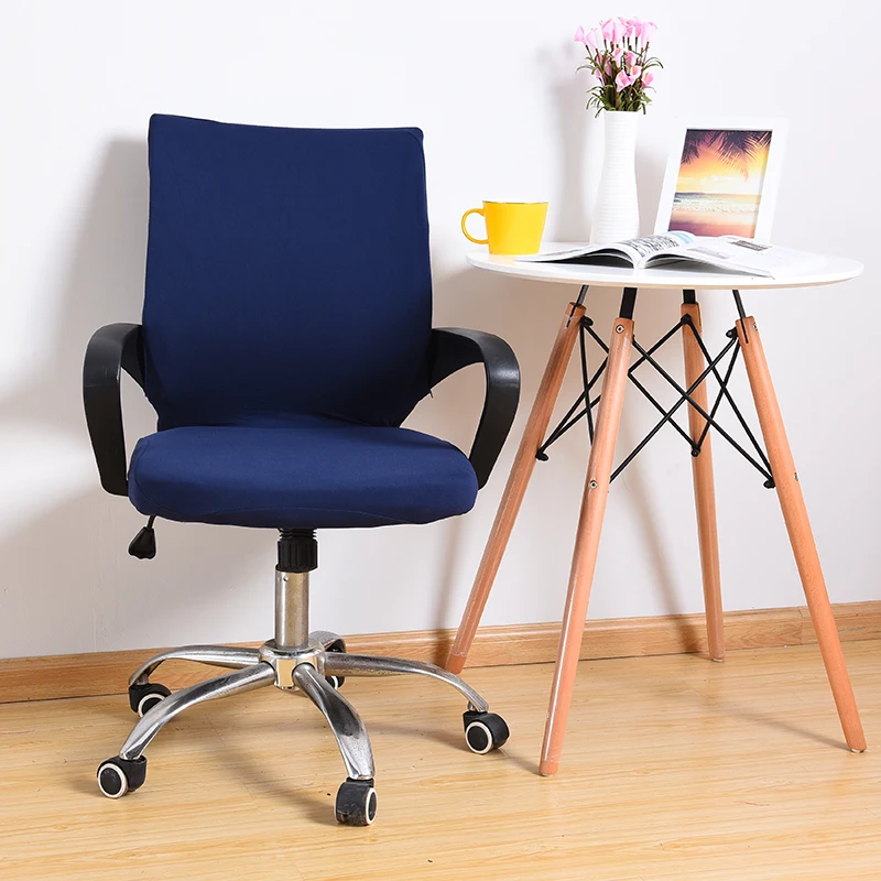 Office спандекс крышка стула чехол S/M/L кресло Обложка вращающийся стул эластичные сиденья fundas sillas comedor elastica