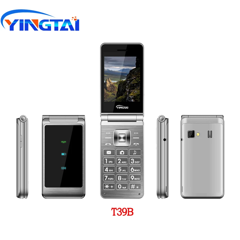 2018 YINGTAI T39B GSM двойной сим флип старший телефон 2 8 дюймов особенности