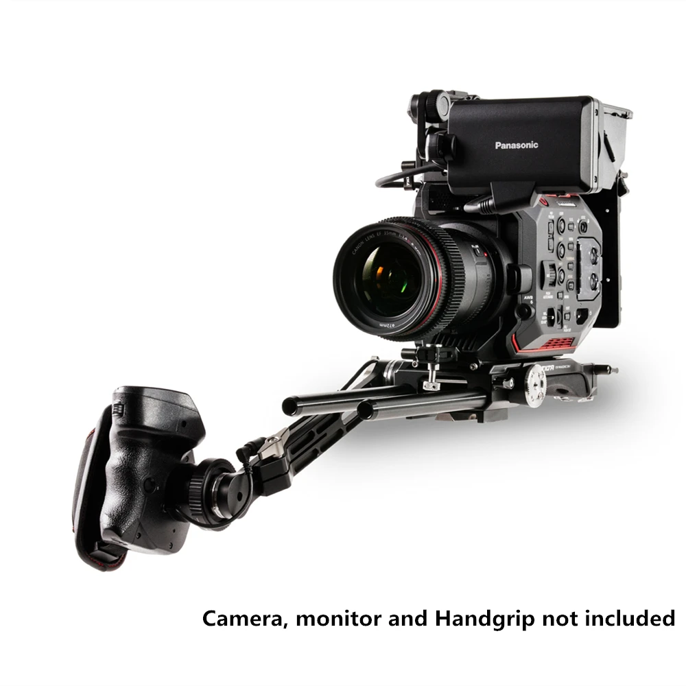 US $699.00 Tilta EST86V Camera Cage For Panasonic EVA1 Rig Quick Release Baseplate V Mount Power Plate Extend Arm For PANASONIC EVA1 Film