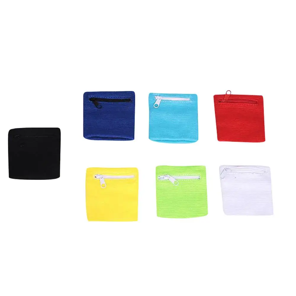 Унисекс наручные кошелек чехол группа флис молния работает путешествия тренажерный зал Велоспорт безопасный вид спорта запястье монет хранения ключей Легкий#080