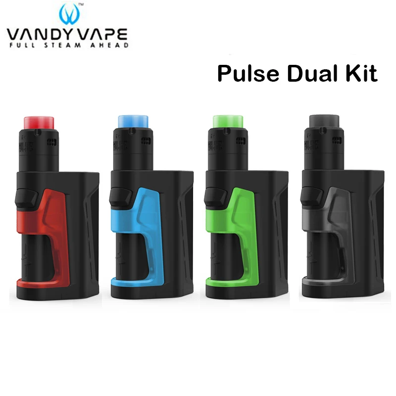 Vandy Vape импульса двойной комплект 200 W мод Box Kit с VandyVape V2 RDA танк электронных сигарет