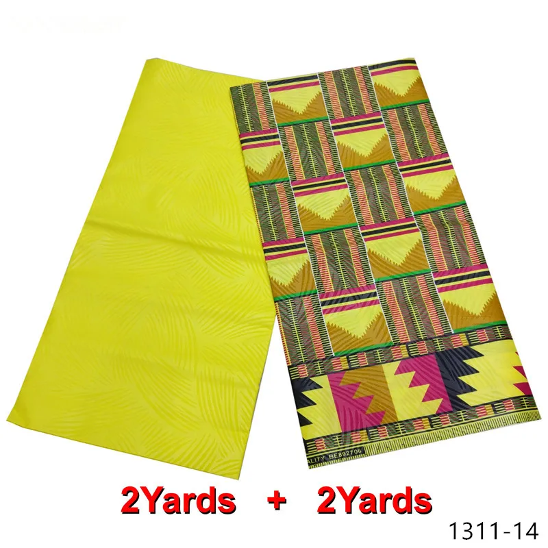

High Quality African Fabric 100% polyester fabric wax print ghana wax print fabric wax tissu guinea brocade fabric 1311-1