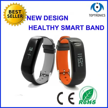 

2017 High Quality Bluetooth 4.0 Smart Wristband bracelet support Blood Pressure Monitor Heart Rate SmartBracelet For iPhone 7