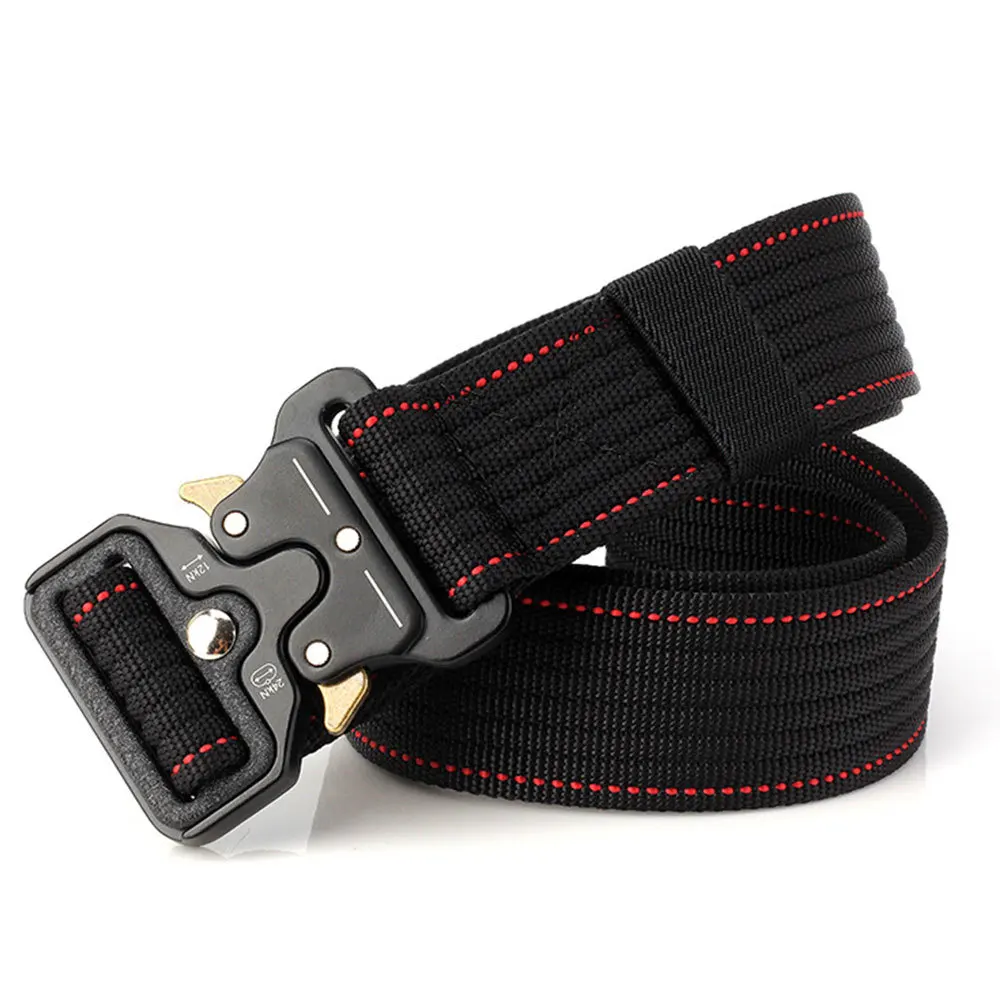 

Tactical Belts Waist Straps Adjustable Military Equipment Men Women Training Belt Safety Zinc Alloy Buckle Combat Tactical Belt