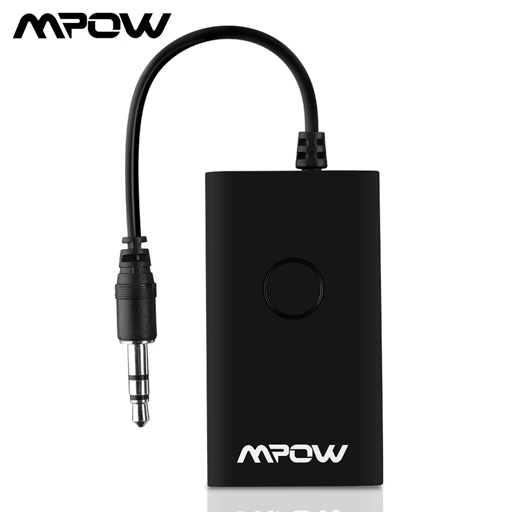 Mpow 3.5mm Wireless Bluetooth Stereo Car Phone AUX Audio Music Receiver Adapter