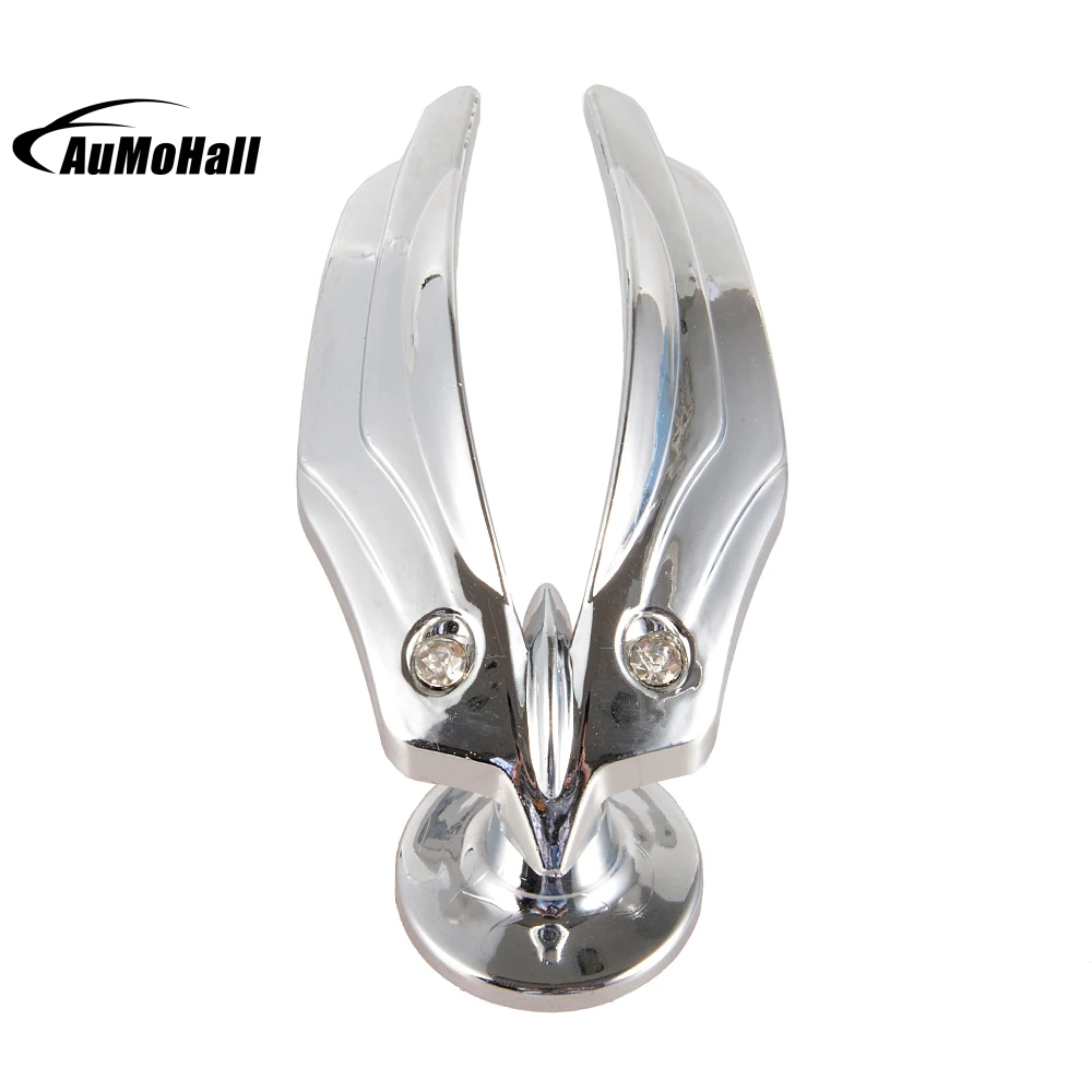  Car Styling 3D Car Sticker Universal Eagle Emblem Feather Car Front Cover Hood Ornament Bonnet Embl