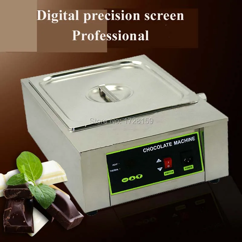 Stainless steel Commercial110v 220v 8.5kgs capacity Electric chocolate melting machine,melting chocolate machine
