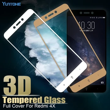 

Full Screen Protective Tempered Glass For Xiaomi Redmi 4X 9H Protector Film For Xiaomi Redmi 4X Tempered glass