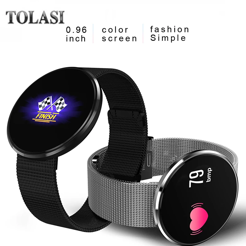 

CF006H Smart Bracelet LCD Color Screen IP67 Waterproof Sports Pedometer Calories Fitness Tracker Heart Rate Monitor Watch PK X2