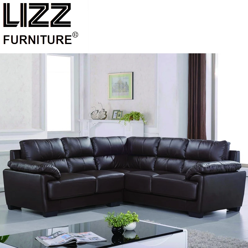 Corner Sofas Loveseat Leather Sofa Chair Genuine Leather Living Room