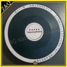 Ручная табличка Металлическая Тиснение машина 41D металлическая пластина заготовки Макс 120*100 мм