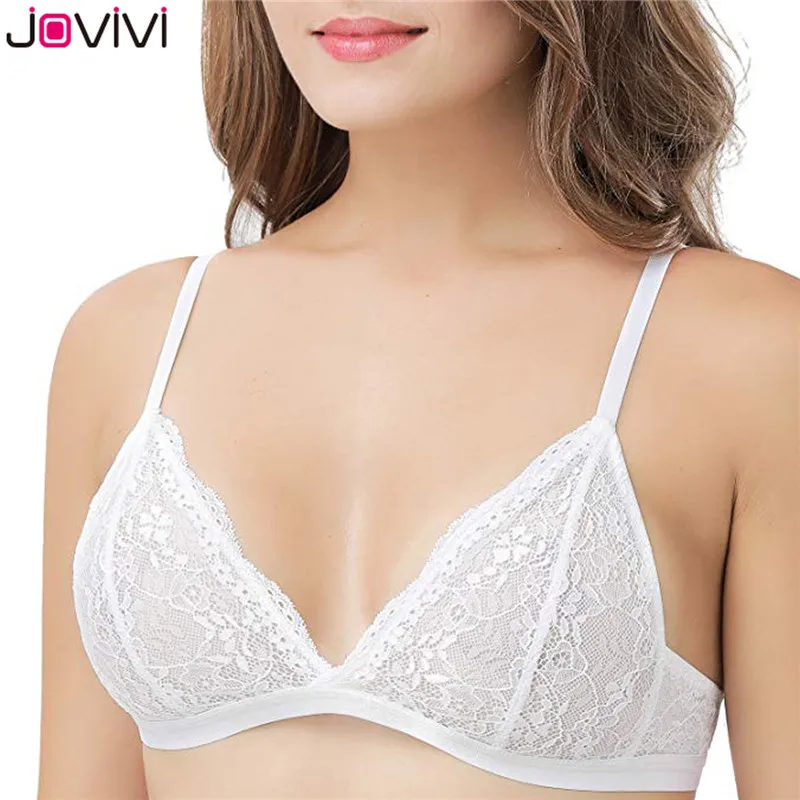 Jovivi хит продаж 1 шт. женский сексуальный треугольный бюстгальтер кружевной без