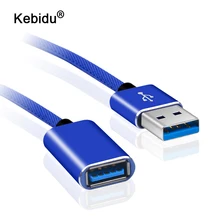 1 м USB2.0 кабель удлинитель Мужской Женский кабель USB кабели для передачи данных для ПК клавиатура принтер камера мышь игровой контроллер