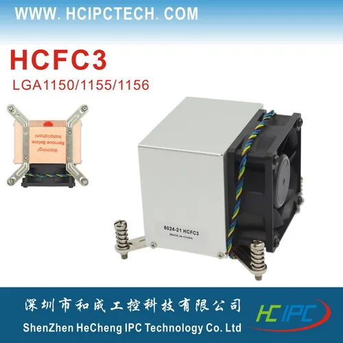 HCIPC P304 21 HCFC3 LGA1150/1155/1156 охлаждение и радиатор 2U ЦП медь + алюминий серверный кулер 3U
