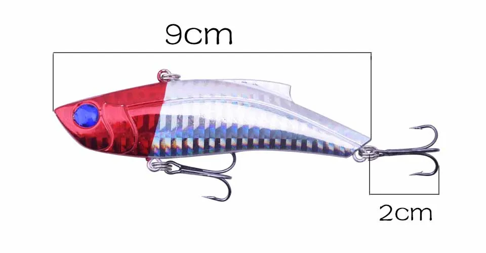 1 шт. рыболовная приманка погружающаяся VIB Lipless Crankbait 90 мм 28 г жесткая искусственная вибрационная приманка зимняя ледяная соль Рыболовная Снасть