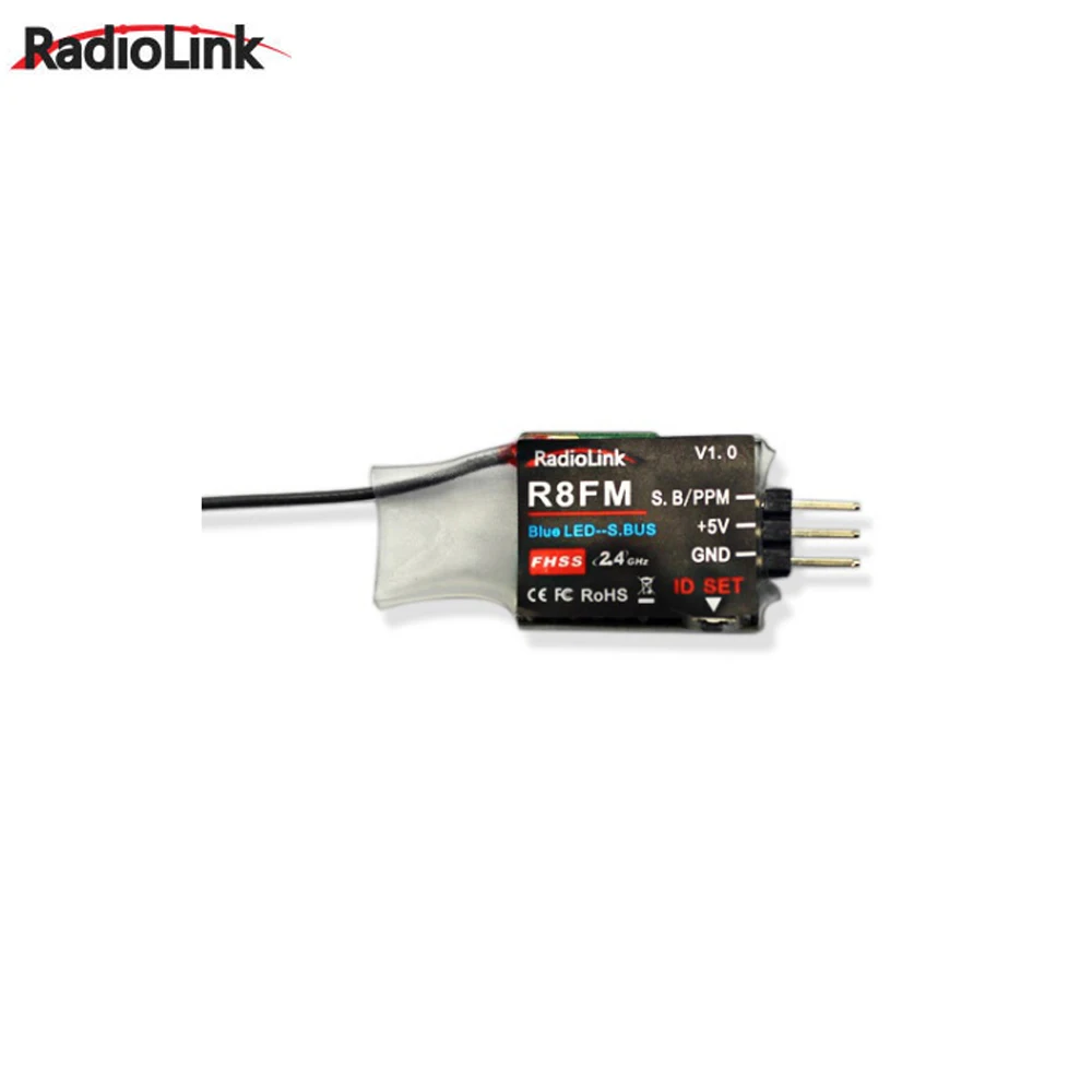 Радиоприемник R8FM Mini 2 4G 8 каналов 8CH FHSS для T8FB с поддержкой S BUS PPM|fhss receiver|radiolink receiverppm