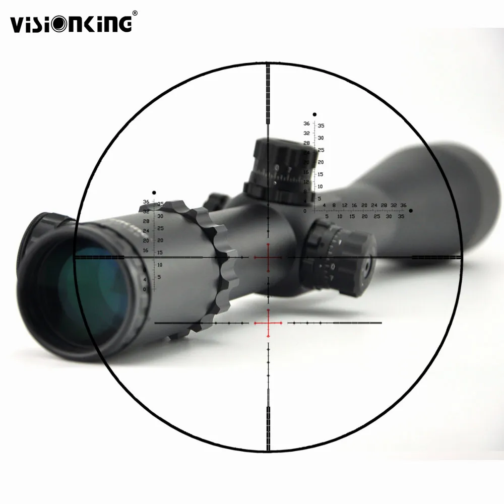 Visionking 10-40x56 снайперские оптические прицелы 21 мм кольца дальнего радиуса действия 35 мм трубка Оптика прицел ночное видение охотничий прицел. 308. 30-06. 50