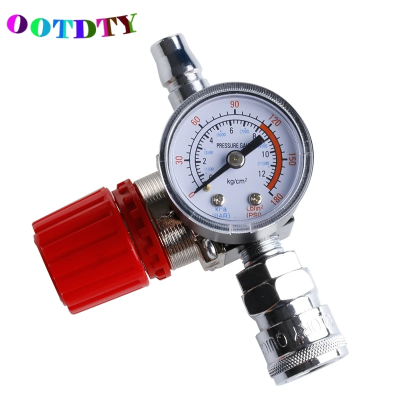 OOTDTY 1/4" 180PSI Air Compressor Regulator Pressure Switch Control